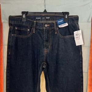 Old Navy Men's Deep Indigo Straight Jeans